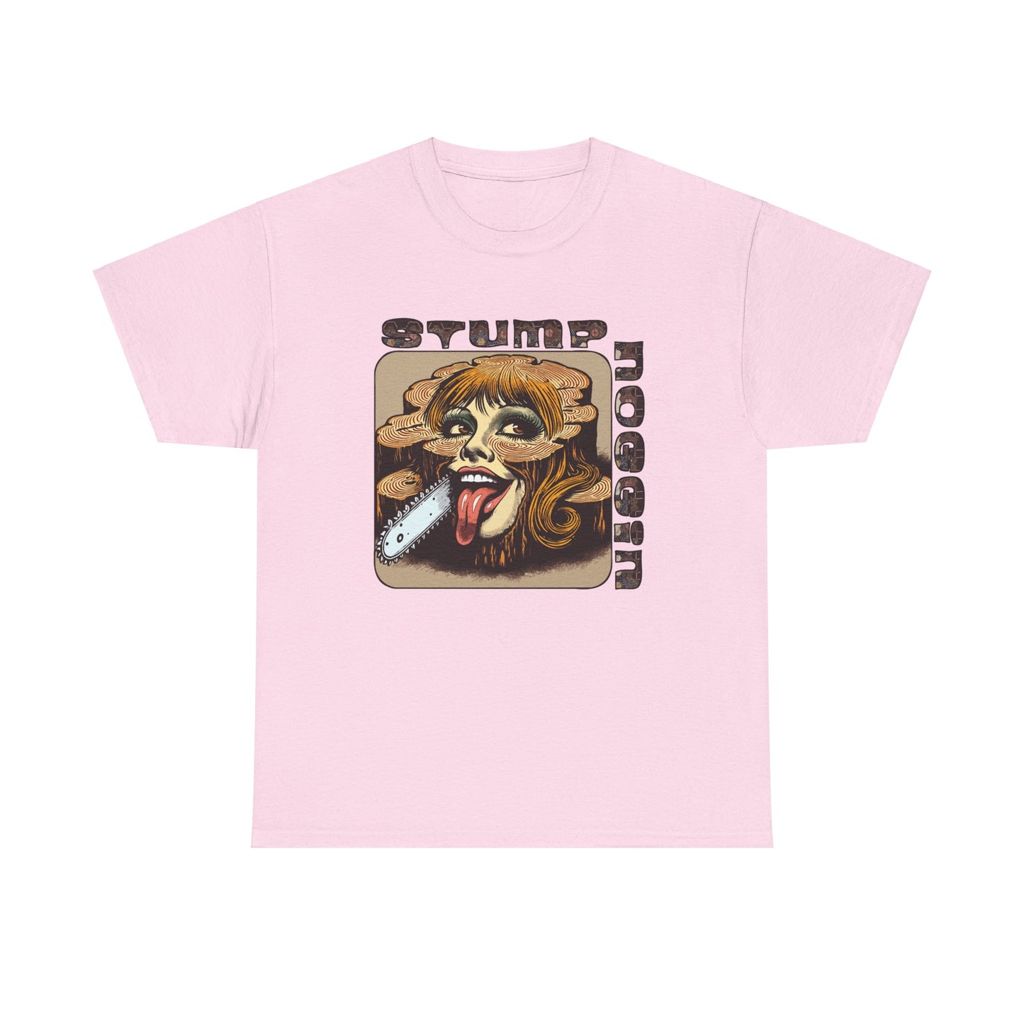 STUMPNOGGIN-chainsaw Heavy Cotton Tee