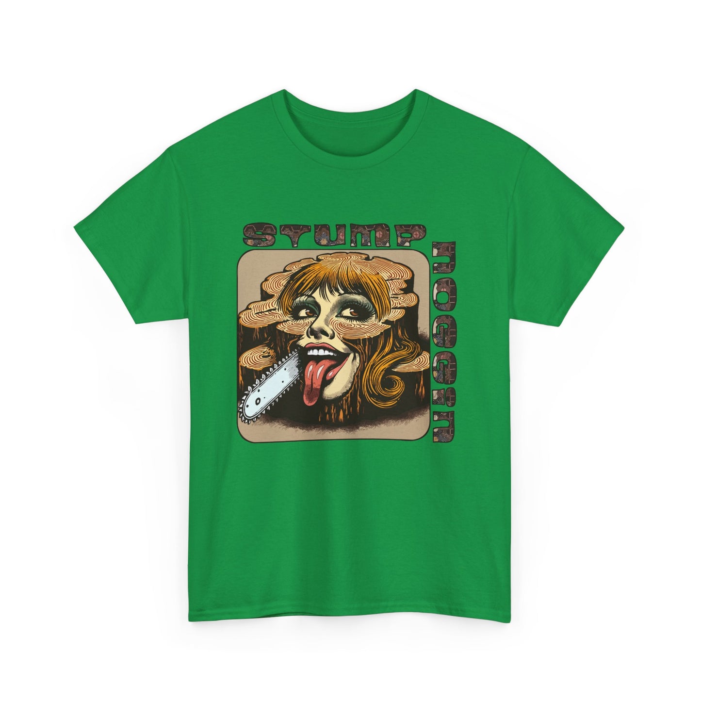 STUMPNOGGIN-chainsaw Heavy Cotton Tee