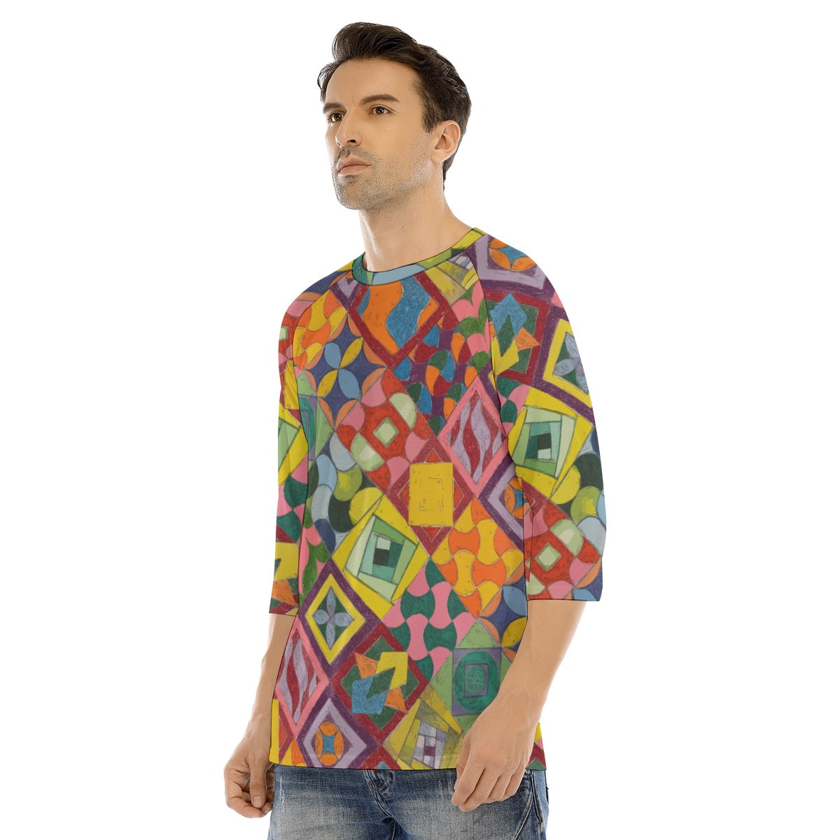 Mad tiles 3/4 Sleeve T-shirt
