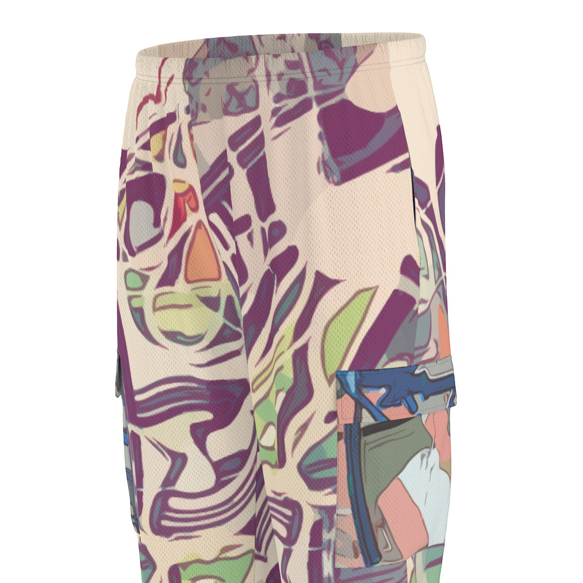 Chiseled Eggplant Unisex Scrub Set|Birdseye