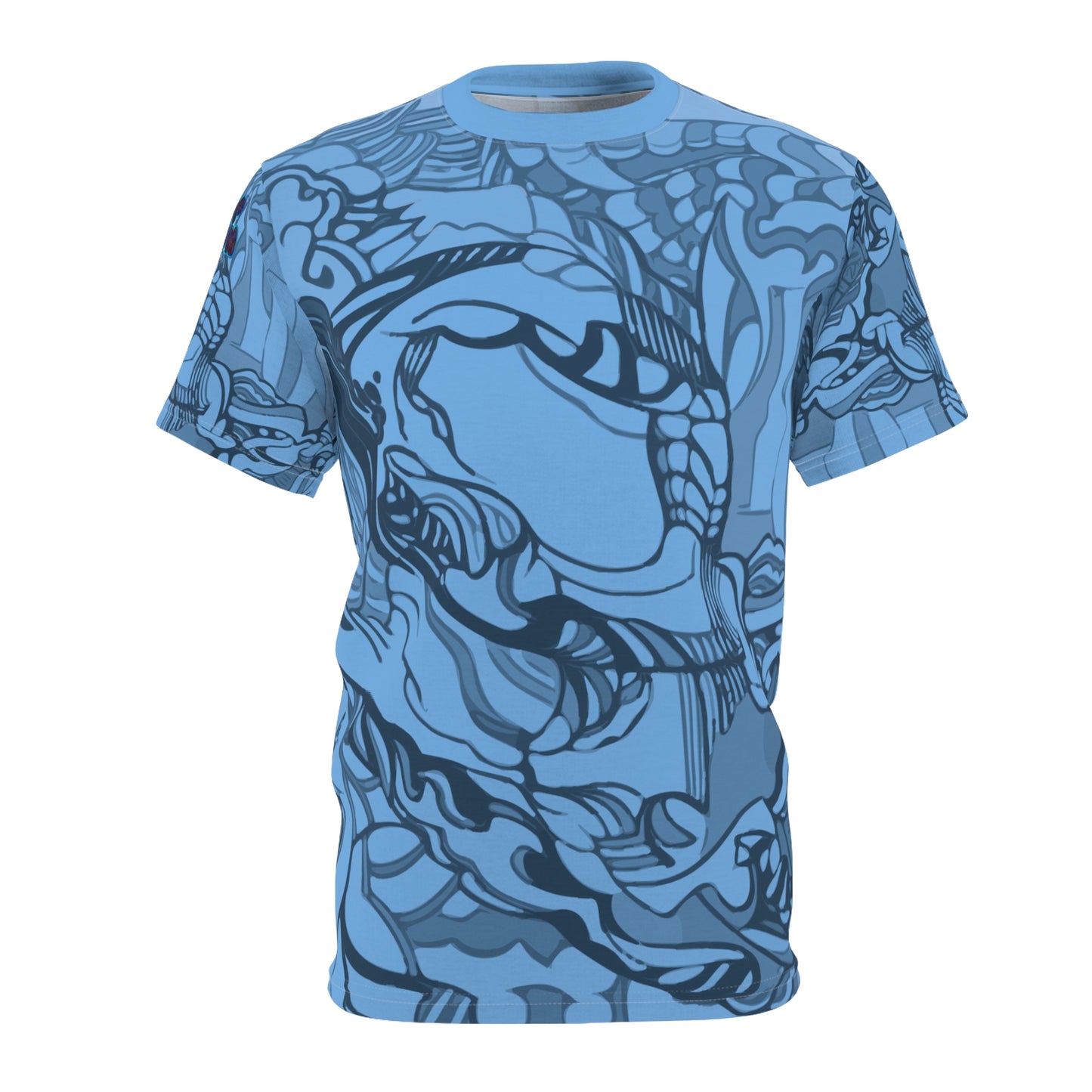 Abstract Noodle Tee (AOP)