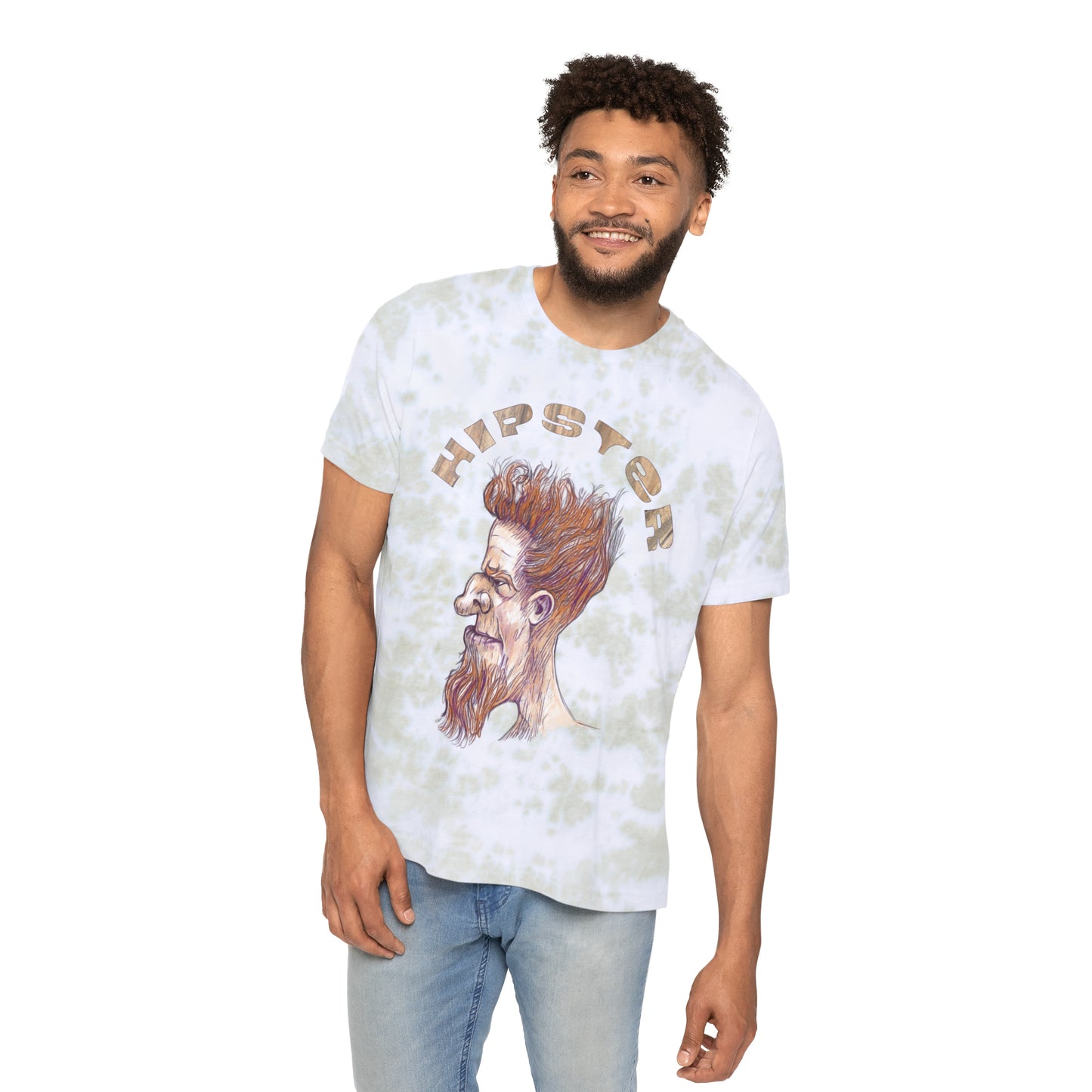 Hipster Unisex FWD Fashion Tie-Dyed T-Shirt