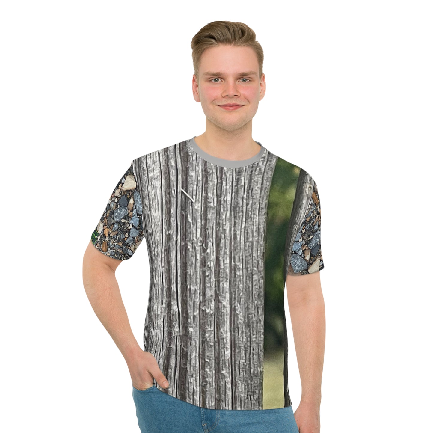 Natural textures Men's Loose T-shirt (AOP)