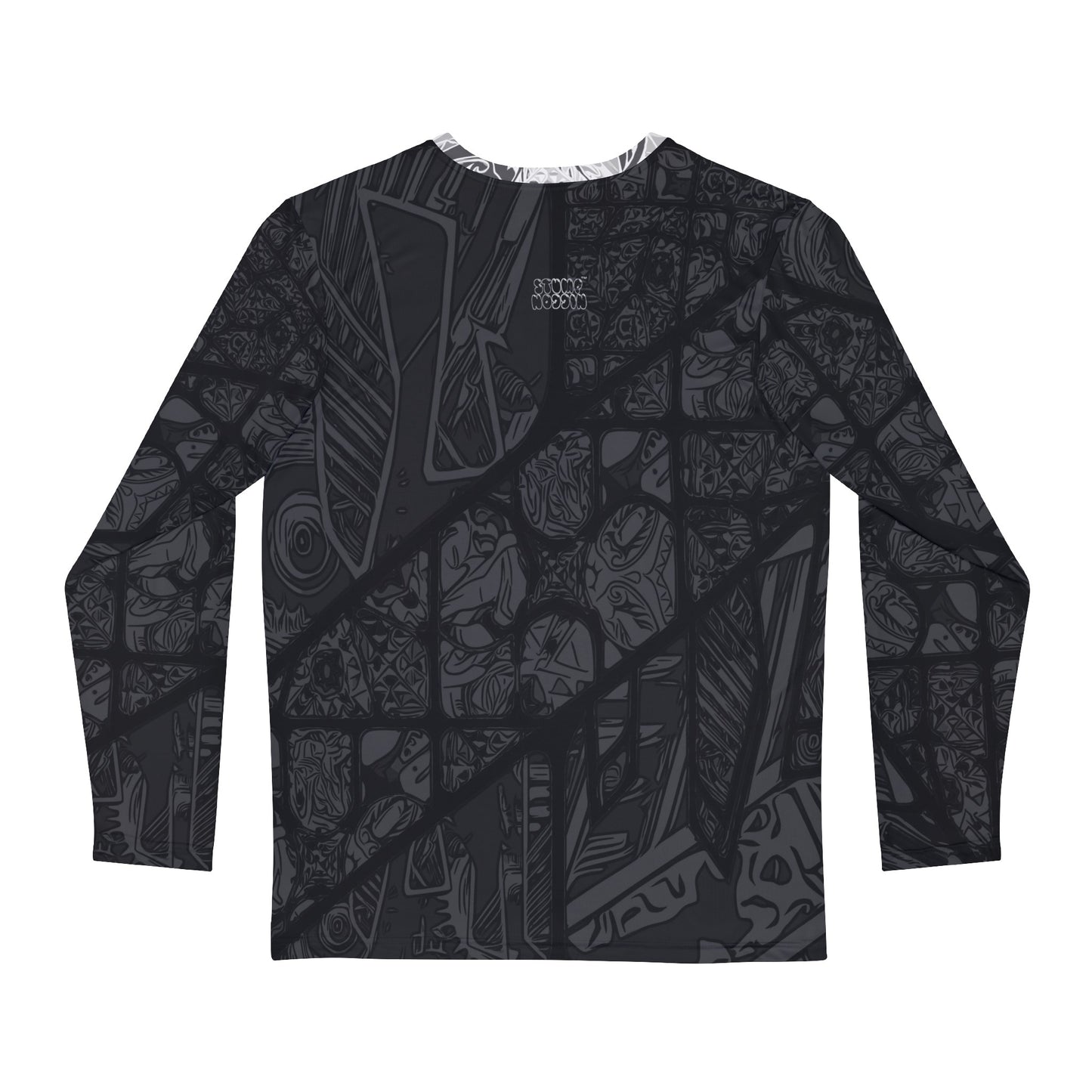Skull (Black) Long Sleeve Shirt (AOP)
