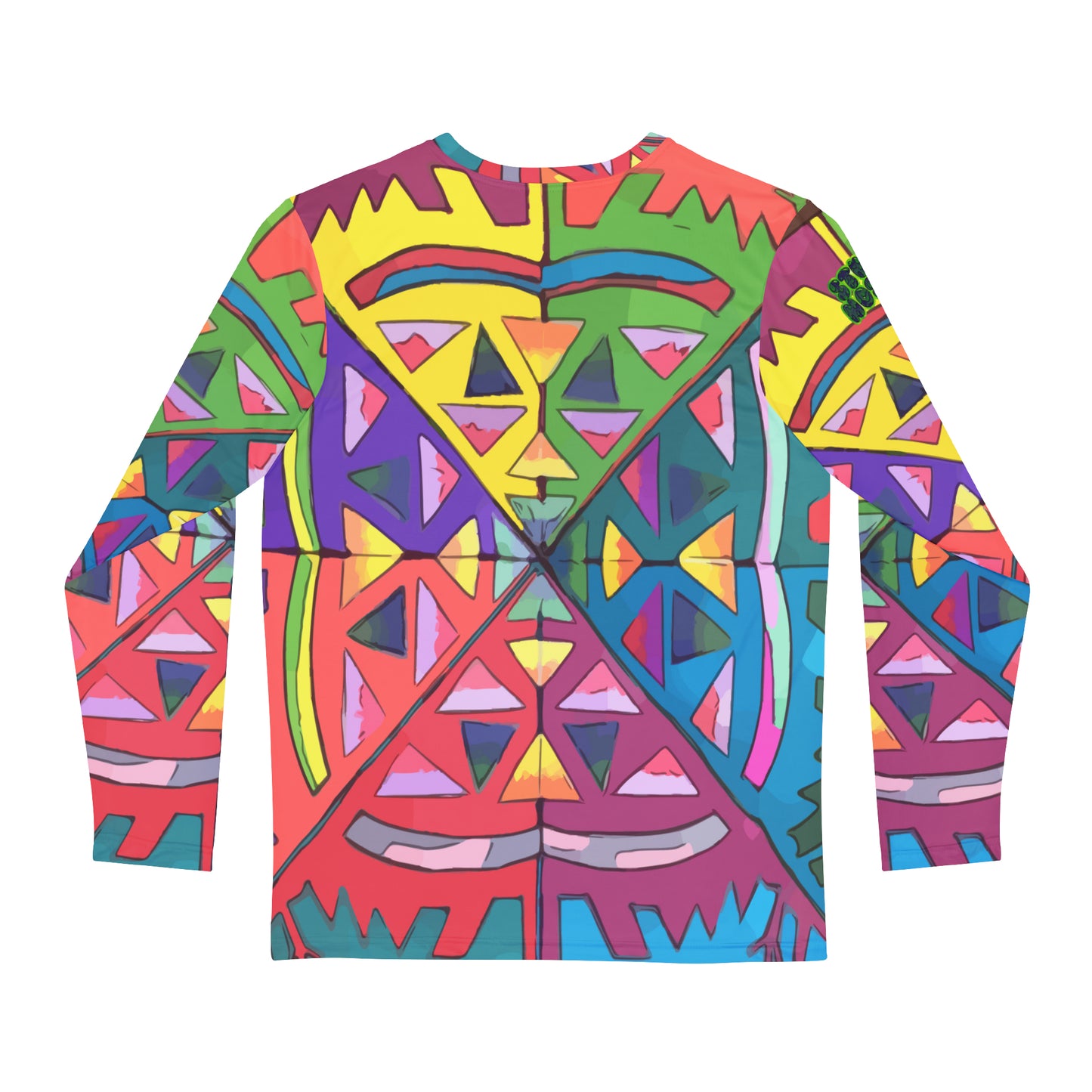 Crayon Mandala Long Sleeve Shirt (AOP)