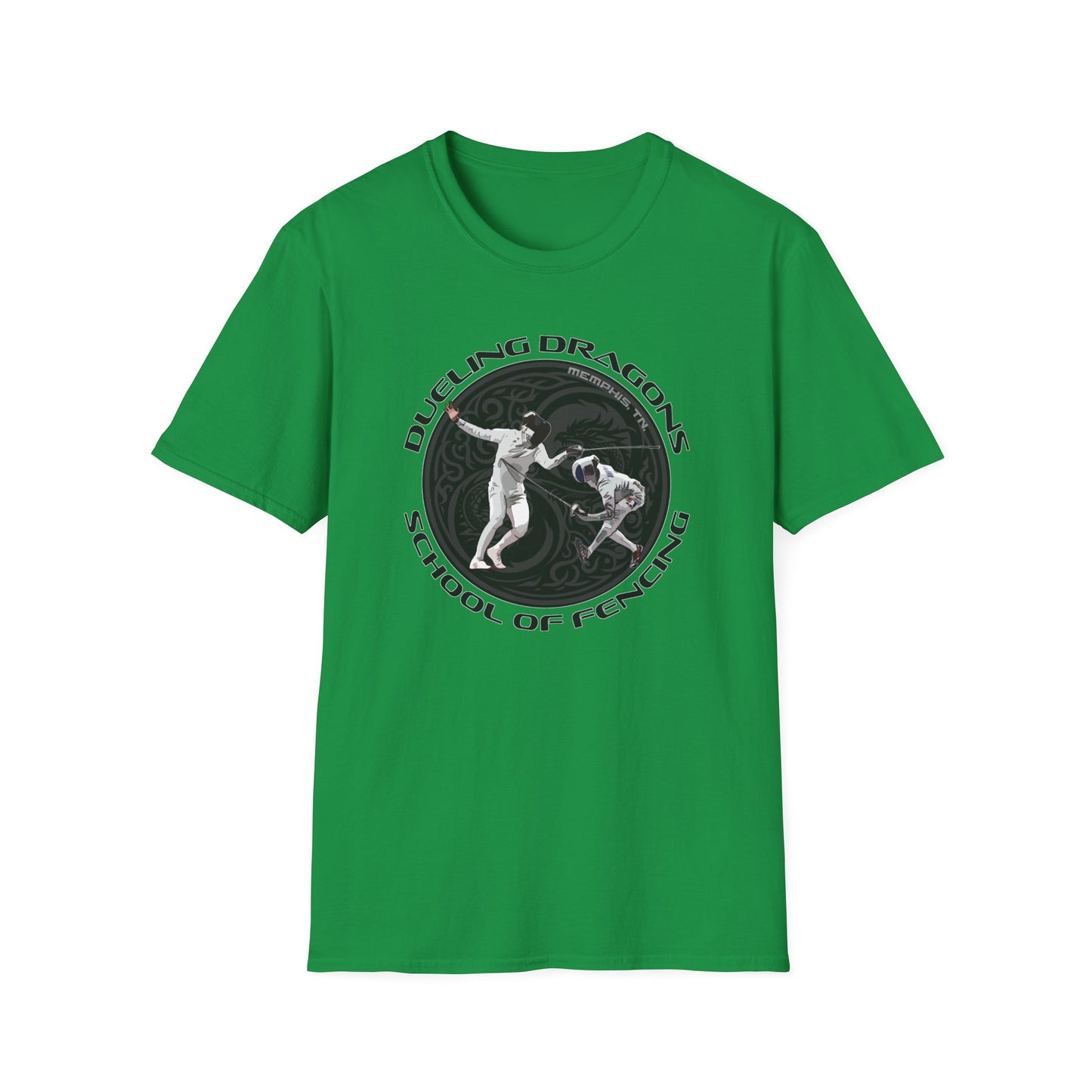 Dueling Dragons Unisex Softstyle T-Shirt