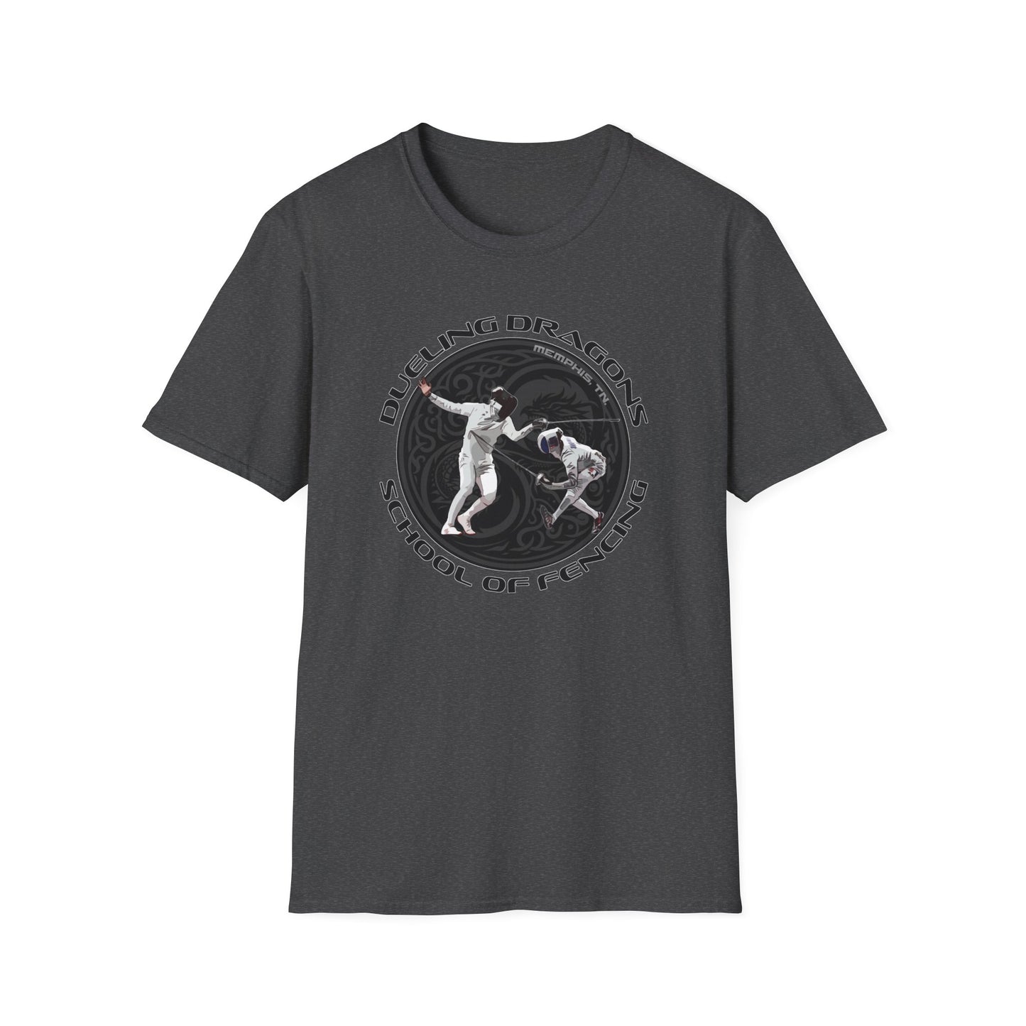 Dueling Dragons Unisex Softstyle T-Shirt