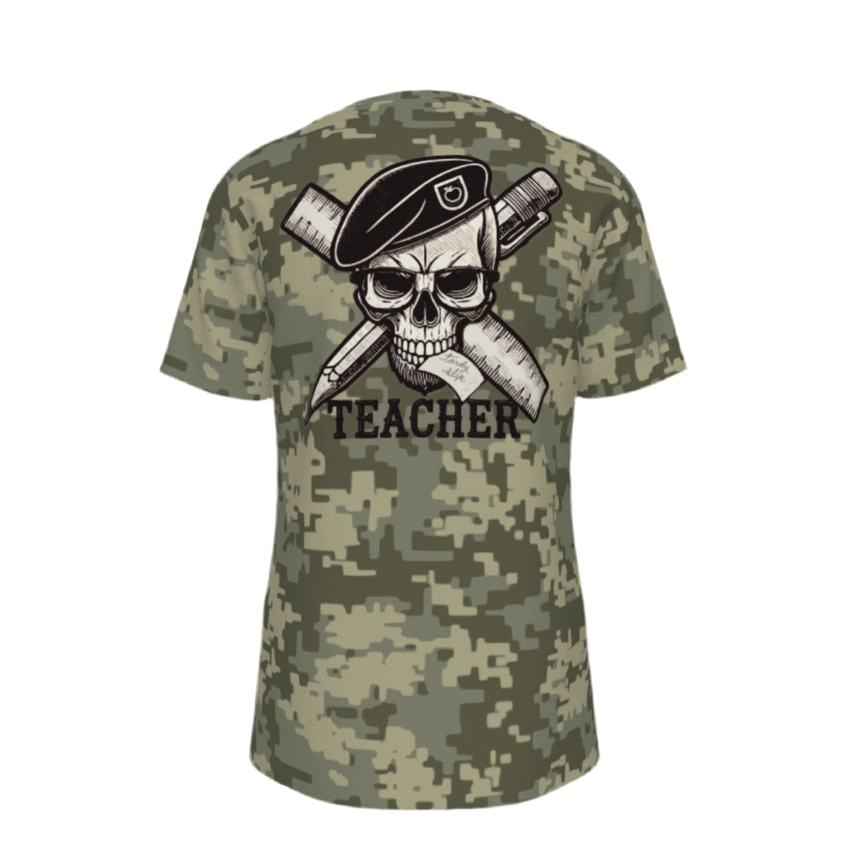 Blame Teachers First CAMO T-Shirt