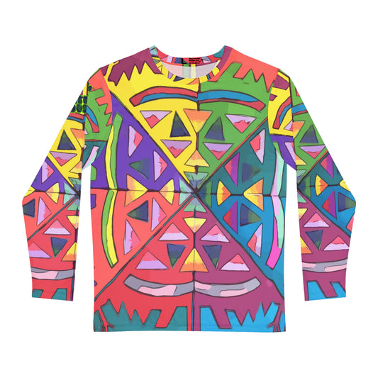 Crayon Mandala Long Sleeve Shirt (AOP)