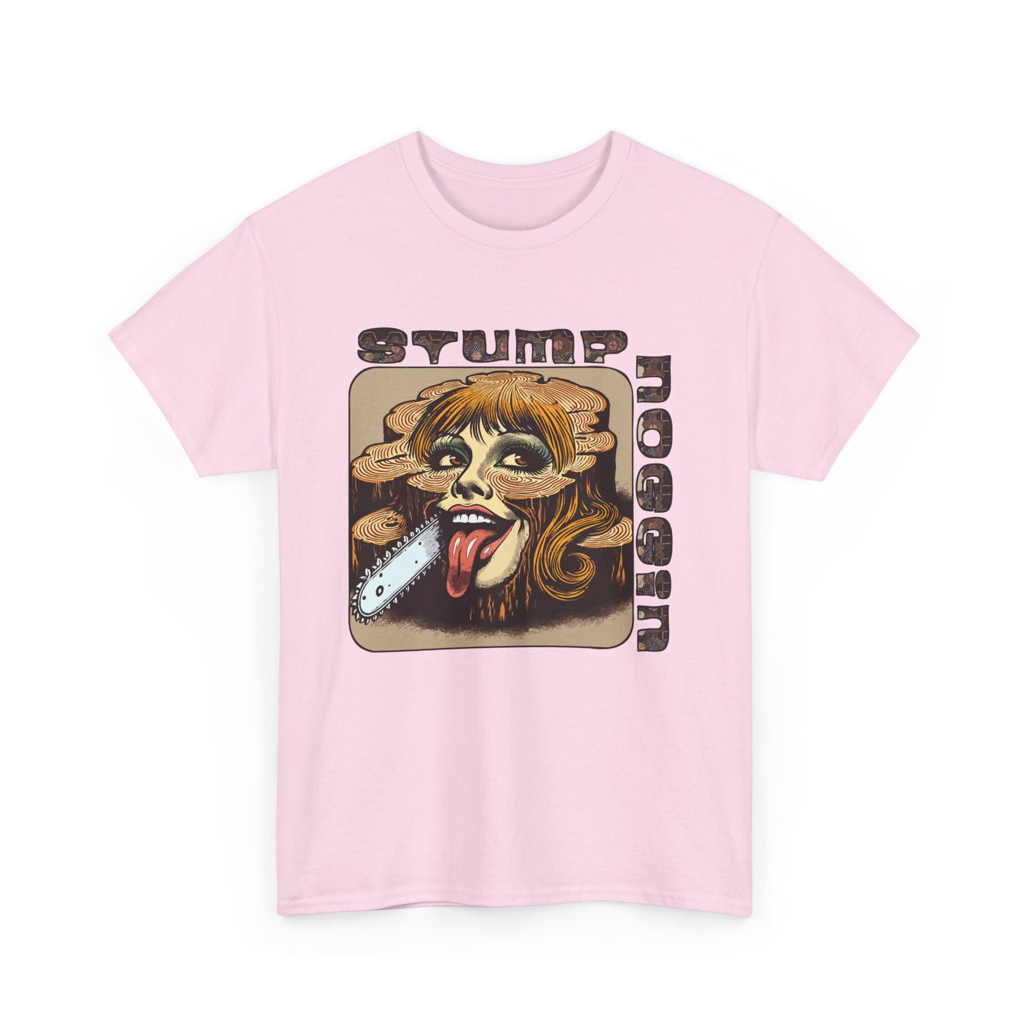 STUMPNOGGIN-chainsaw Heavy Cotton Tee