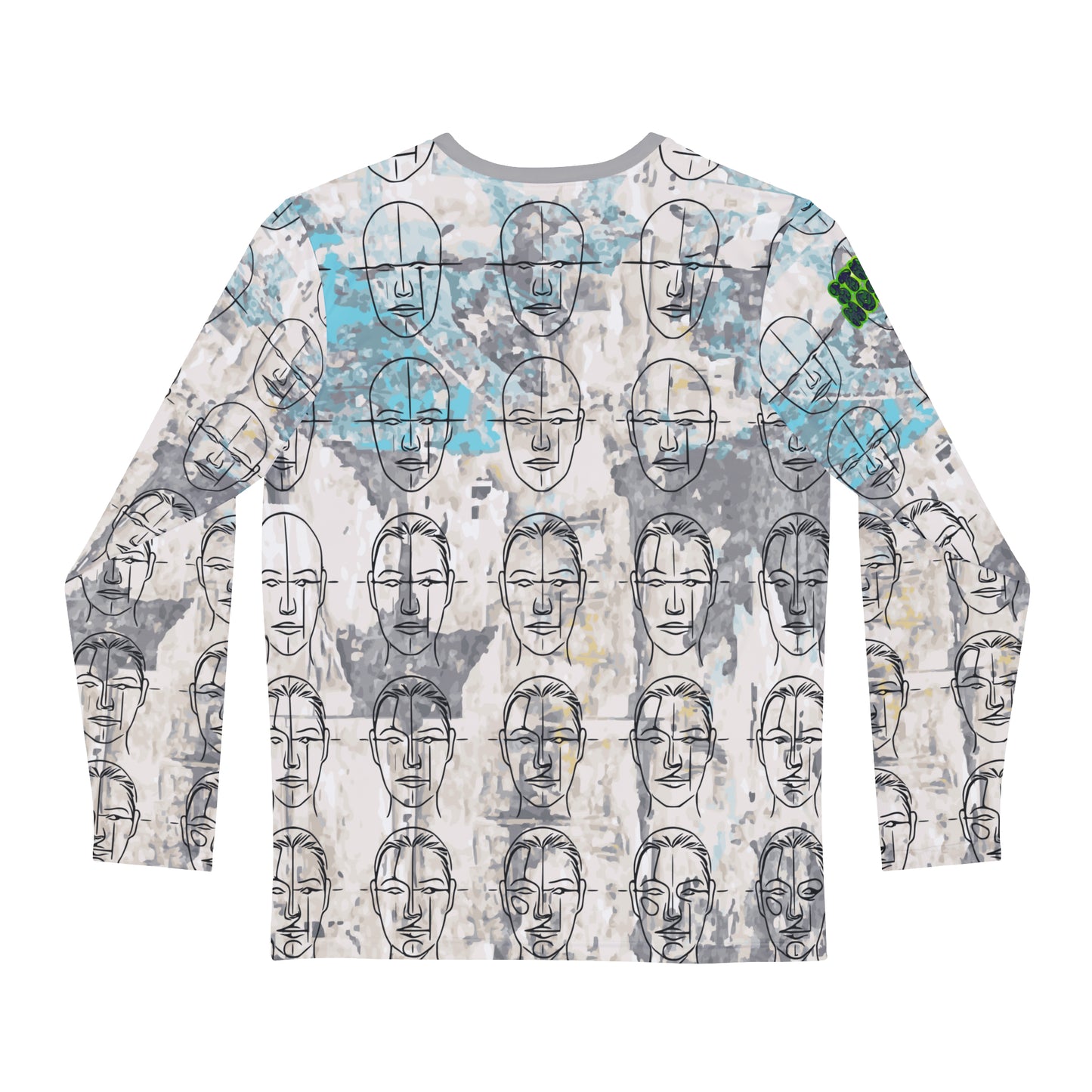 Face Proportions Long Sleeve Shirt (AOP)