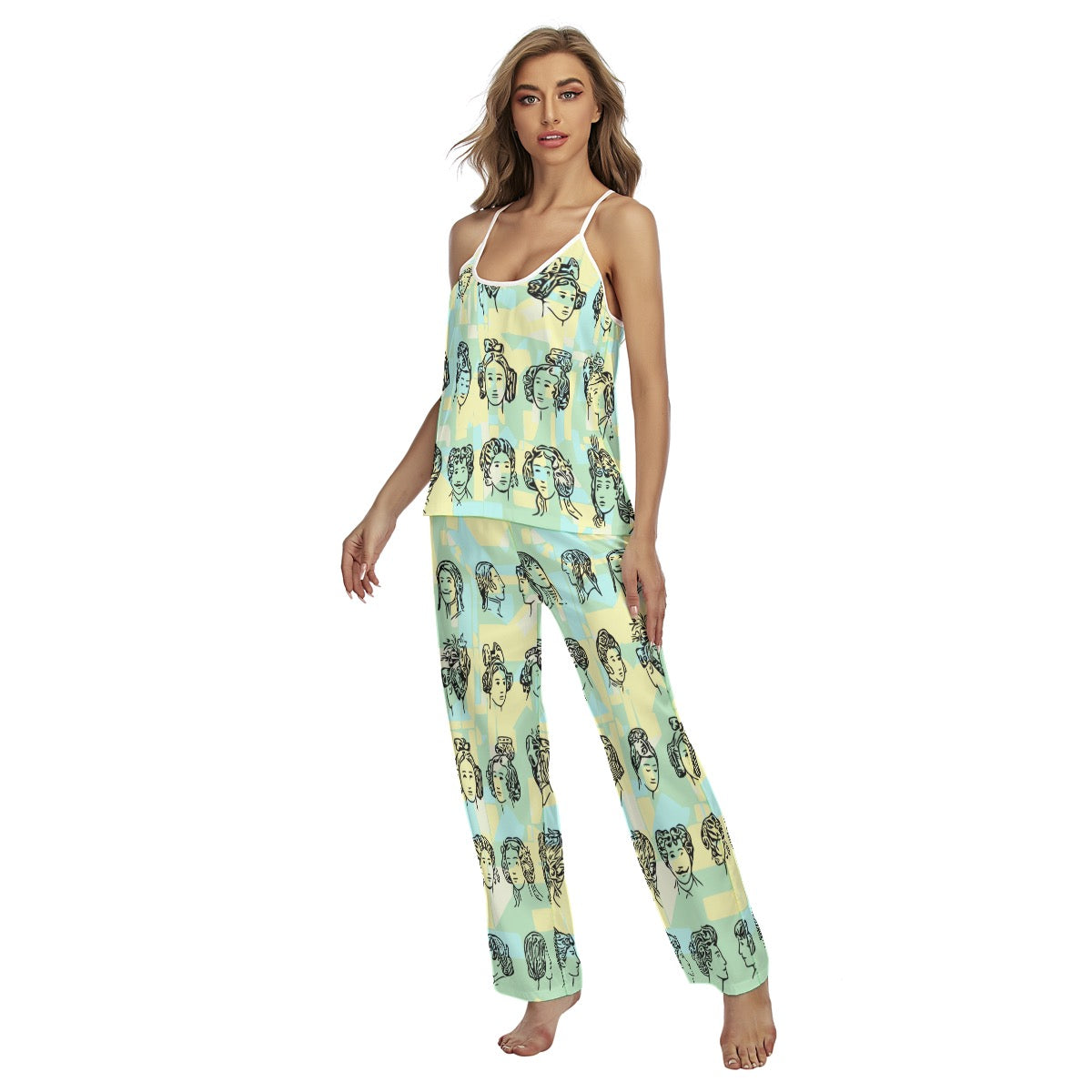 Fashion Heads Pajamas Set