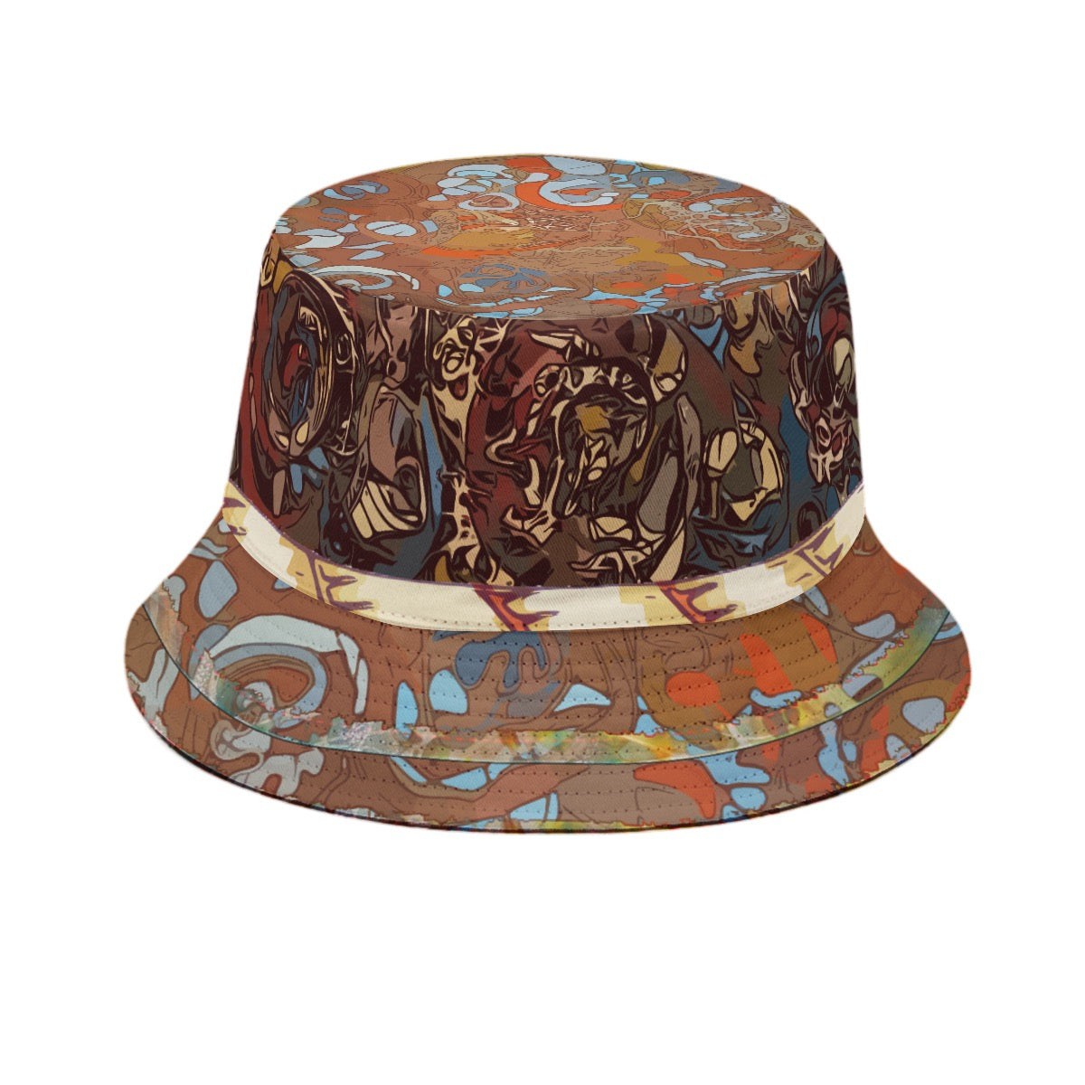 STUMPNOGGIN Wood Chipper Bucket Hat - Limited Print Polyester Fashion Hat for Individuality & Style