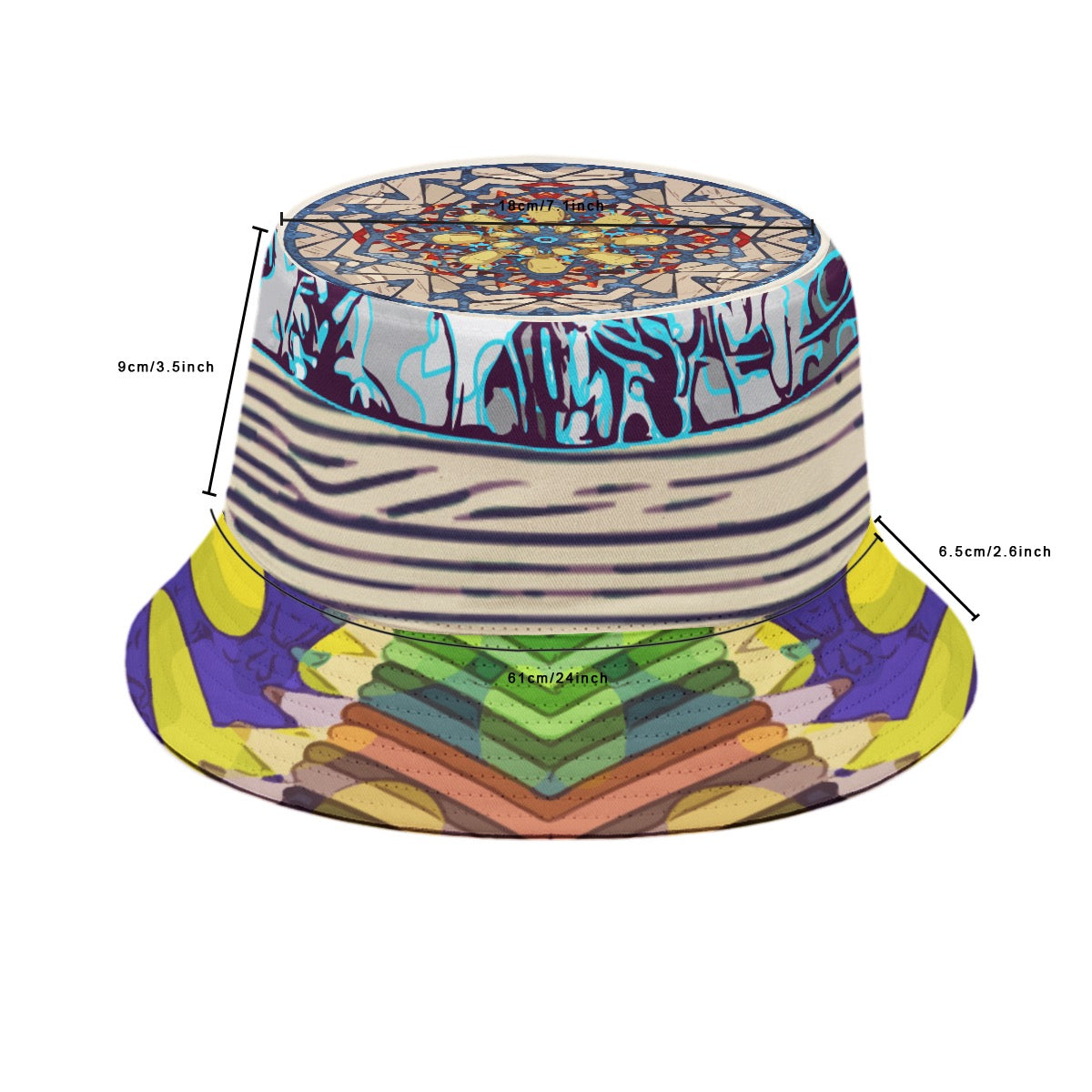 Fierce Crayon Bucket Hat