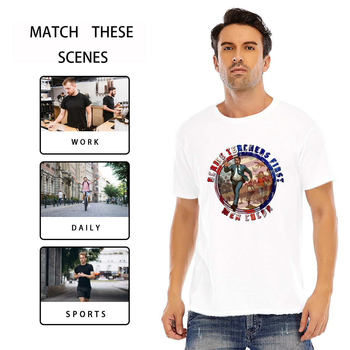 Unisex BTF T-shirt | 180GSM Cotton (DTF)