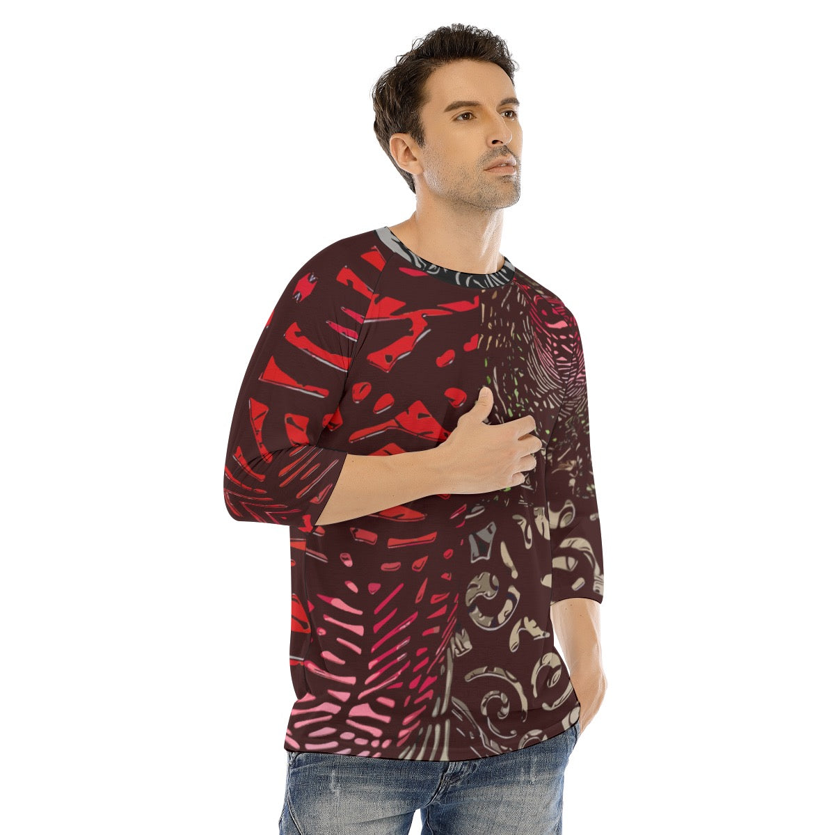 Red Baron 3/4 T-shirt