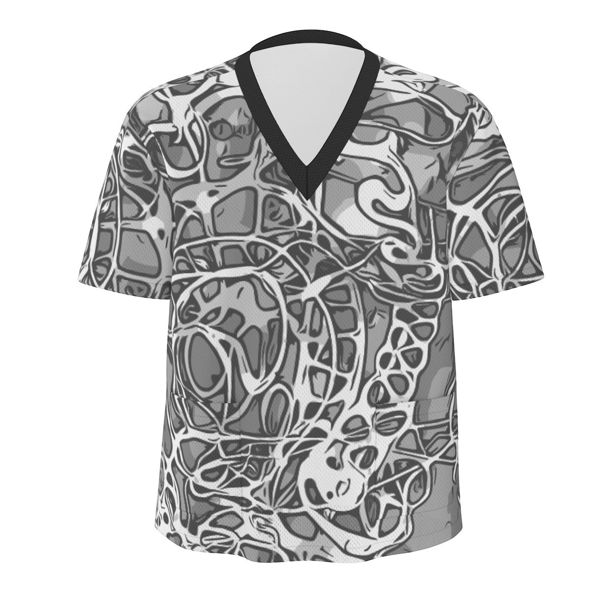 Squiggles Unisex Scrub Set|Birdseye