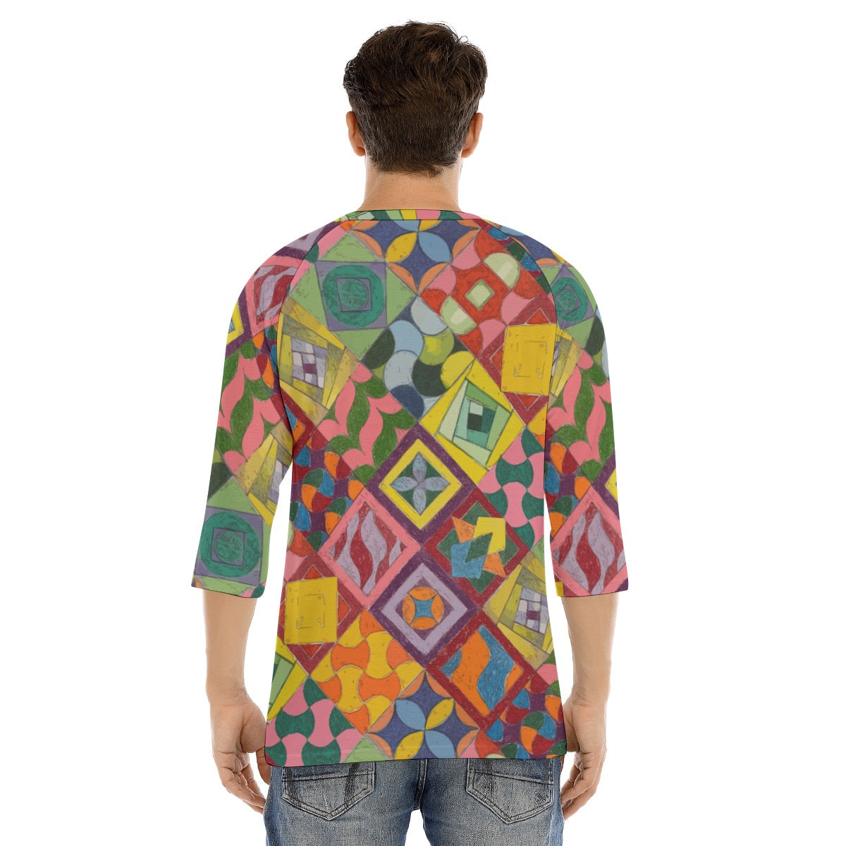 Mad tiles 3/4 Sleeve T-shirt