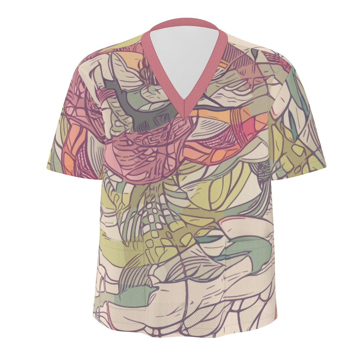 All-Over Print Unisex Scrub Set|Birdseye