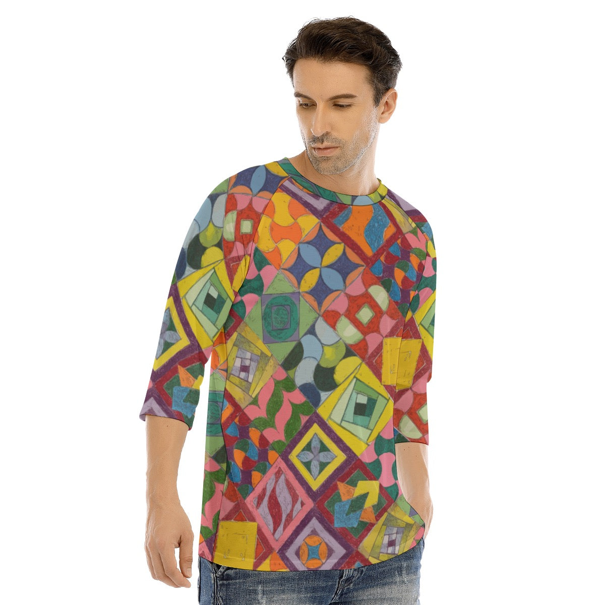 Mad tiles 3/4 Sleeve T-shirt
