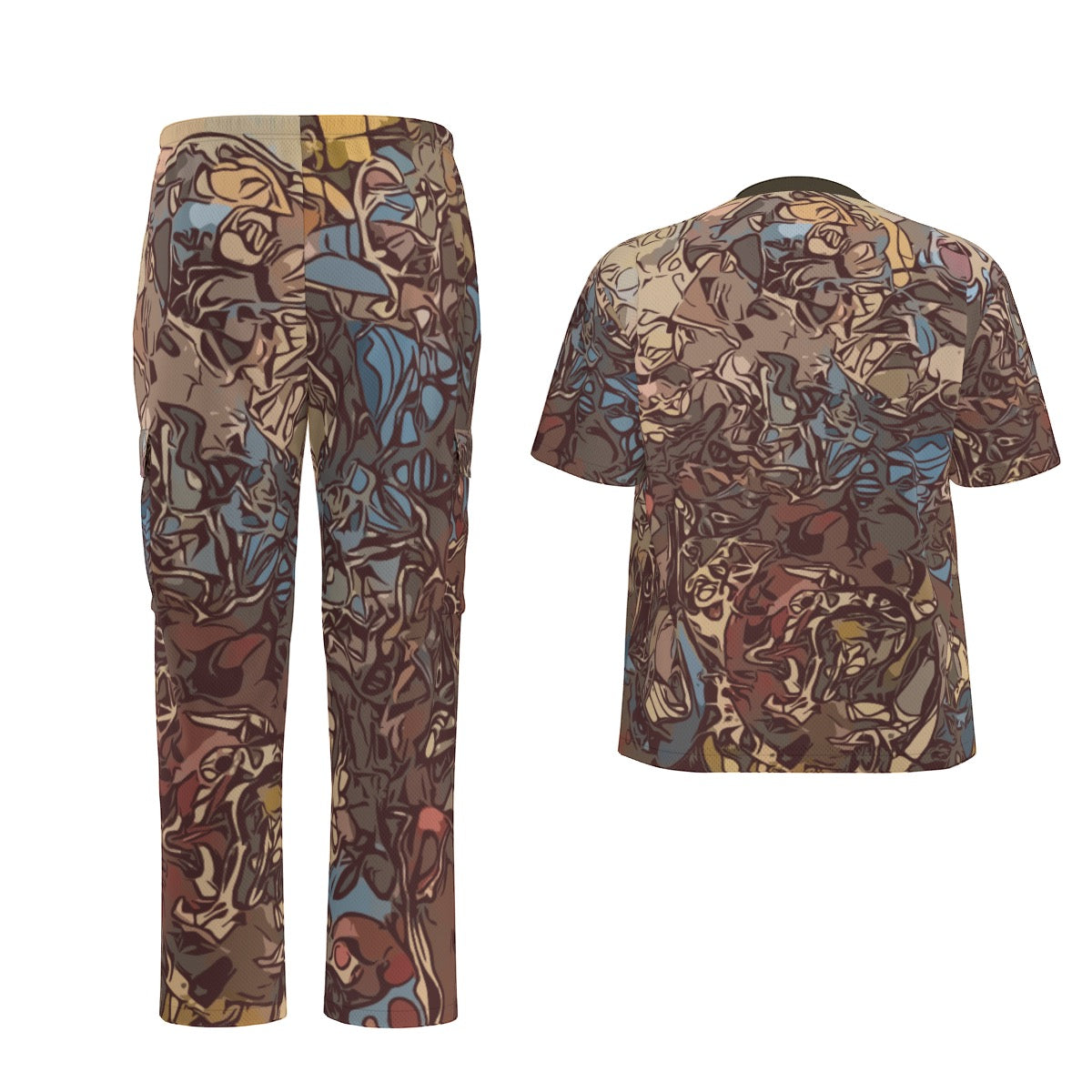 Chocolate Sauce Unisex Scrub Set|Birdseye