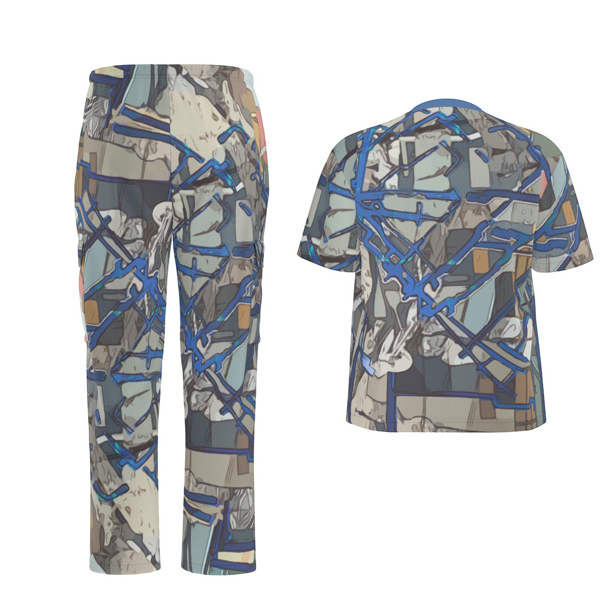 Urban Mane Unisex Scrub Set|Birdseye