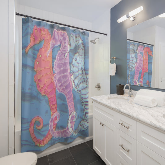 Sea Horse Shower Curtain