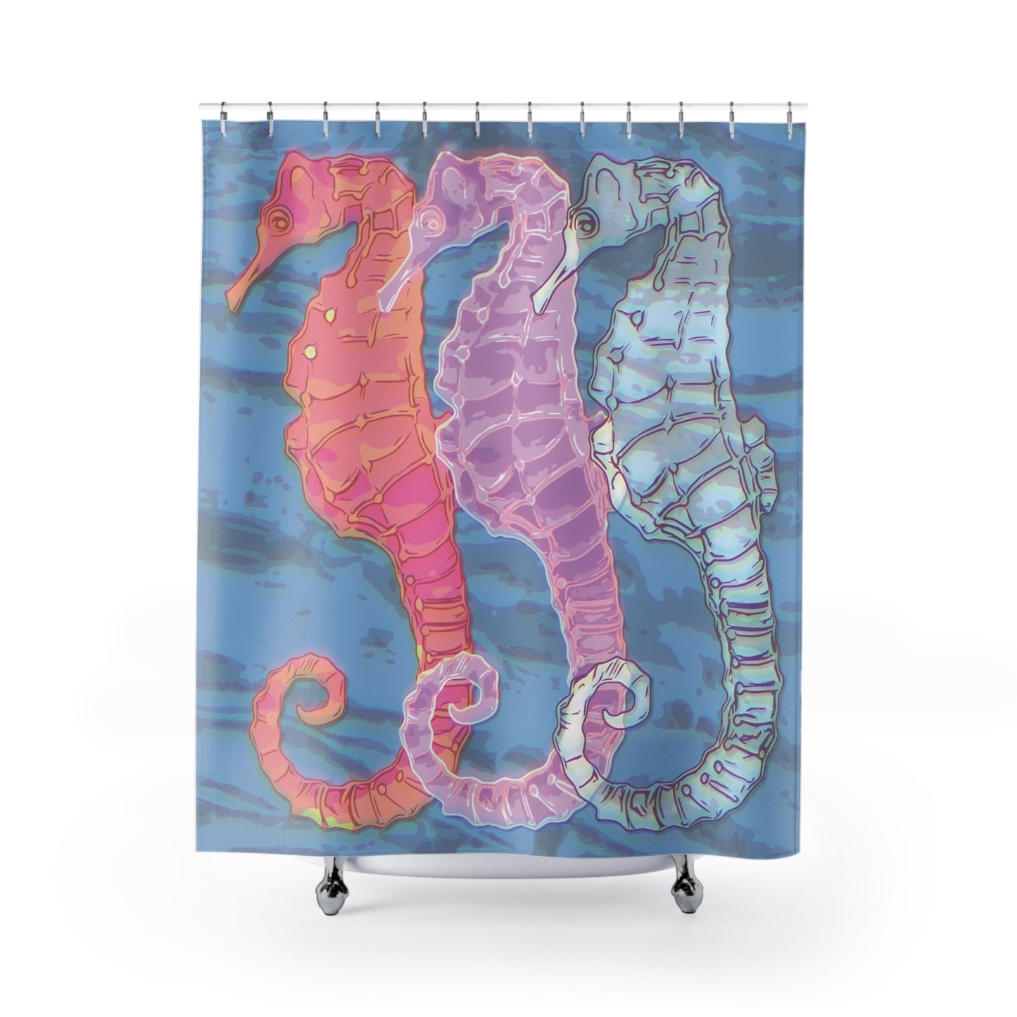 Sea Horse Shower Curtain