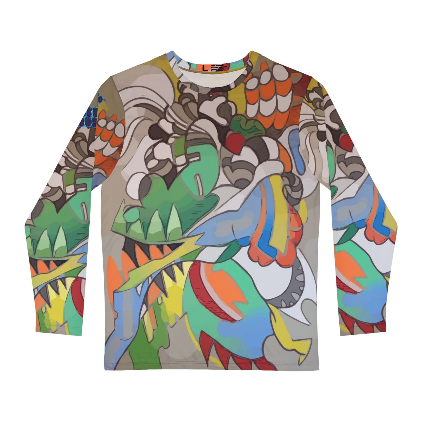 Abstraction Long Sleeve Shirt (AOP)